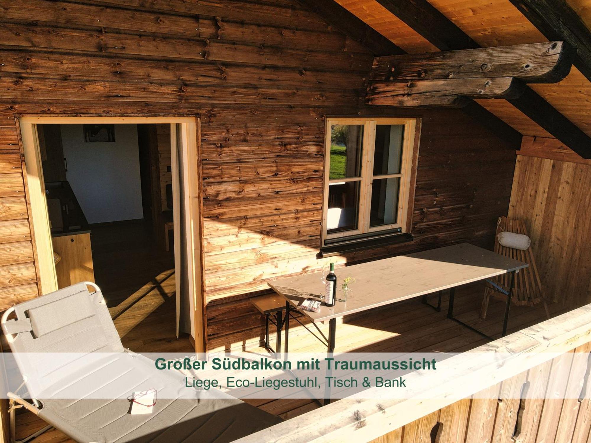 Chalet - Ferienwohnungen - Biohof Stoeger - Panoramasuedbalkon - Grandiose Aussicht Auf See, Berge Und Schloss Neuschwanstein Rieden Exteriér fotografie