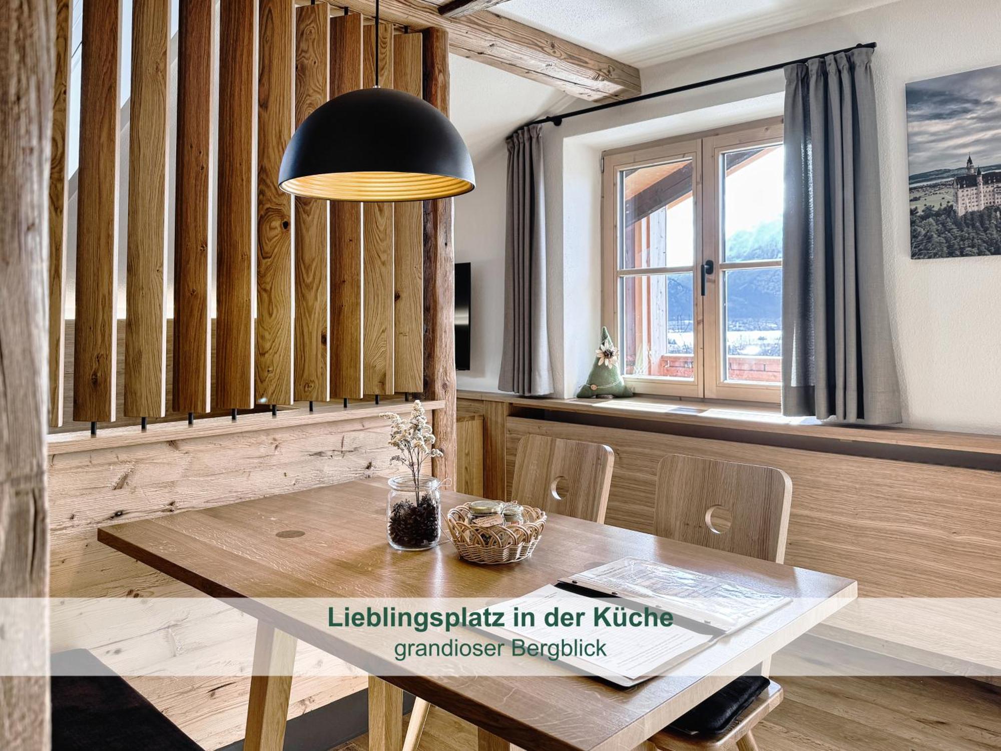 Chalet - Ferienwohnungen - Biohof Stoeger - Panoramasuedbalkon - Grandiose Aussicht Auf See, Berge Und Schloss Neuschwanstein Rieden Exteriér fotografie
